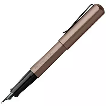 Перьевая ручка F Fine Point Hexa Bronze 150581 Обычный импортный продукт FABER-CASTELL Двойного назначения