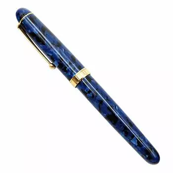 Ультрамариновая перьевая ручка [Onishi Manufacturing] Тонкий корпус синий