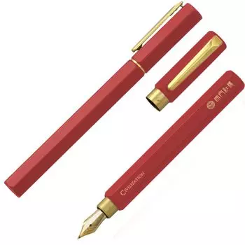 Перьевая ручка IWI Extra Fine Civilization Red House IWI-9S950-1R красный