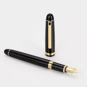Перьевая ручка Jinhao X350 в стиле ретро, элегантный корпус, золотой зажим, тонкое/среднее перо для написания подписи