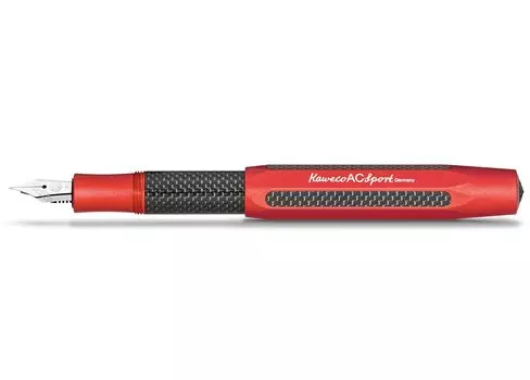 Перьевая ручка Kaweco AC Sport Red, перо M, официально импортированная, ACFP-RD, красный