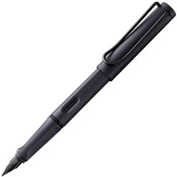 Перьевая ручка LAMY M Medium Nisafari Steel Black, подлинный импортный продукт L0E2-M