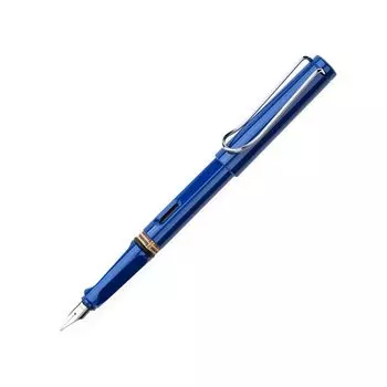 Перьевая ручка LAMY Safari Blue L14, совместимый с F, синий размер (хорошо) Картридж/Конвертер [Товар] синий