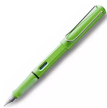 Перьевая ручка LAMY Safari Green, лимитированная цветная перепечатка, перо M (модель 2012 года) размер (средний) [элемент] зелёный