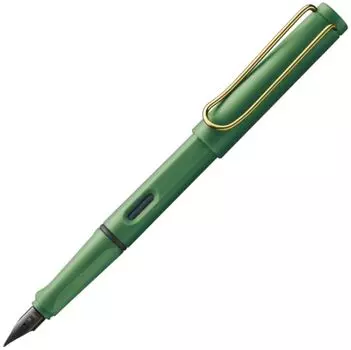 Перьевая ручка LAMY Safari Limited 2024 Field Green Gold Clip Medium Point M L0YCH-M