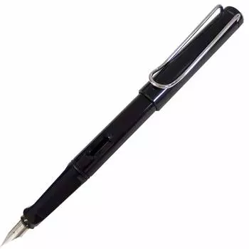 Перьевая ручка LAMY Safari Shiny Black L19BK Перо F Dual Use Black Black Размер (хорошо) Картридж/Конвертер [Товар]