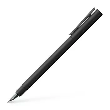 Перьевая ручка NEO матовый черный металл M матовый черный Faber-Castell - Slim, Fller