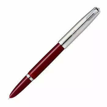Перьевая ручка PARKER 51 бордового цвета с тонким кончиком в подарочной коробке, подлинный импортный продукт 2123499Z