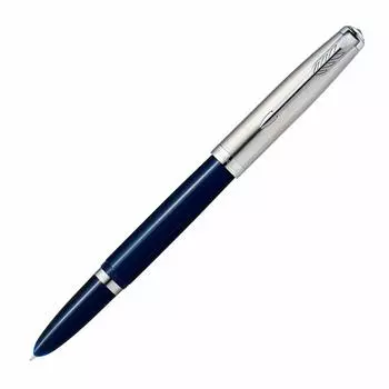 Перьевая ручка PARKER 51 Midnight Blue CT Fine Point в подарочной коробке, подлинный импортный продукт 2123504Z