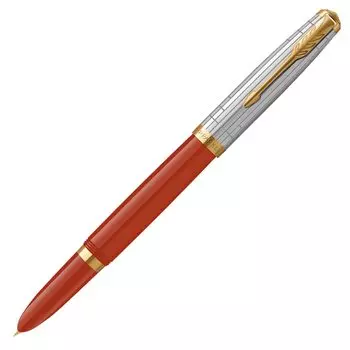Перьевая ручка PARKER 51 Modern Heritage Rage Red GT Fine Point в подарочной коробке, оригинальный импортный продукт 2169134