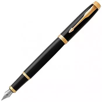 Перьевая ручка PARKER F Fine Point IM Core Line Black GT 1975594 Двойного назначения, обычная импортная, приблизительная. 153ммx10мм