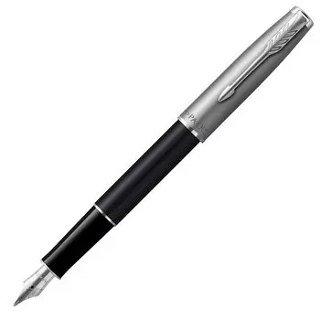 Перьевая ручка PARKER Sonnet Essential Black Sandblast CT Fine Point в подарочной коробке, подлинный импортный продукт 2146869Z &