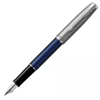 Перьевая ручка PARKER Sonnet Essential Blue Sandblast CT Fine Point в подарочной коробке, подлинный импортный продукт 2146771Z &