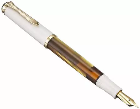 Перьевая ручка Pelikan EF Extra Fine Point Gold Marble Classic M200 Inhalation Type Limited Подлинный импортный продукт