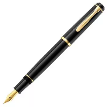 Перьевая ручка Pelikan M Medium Black Classic P200 Regular Imported Product чёрный