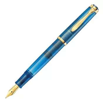 Перьевая ручка Pelikan Pelican EF с очень тонким шрифтом, классическая золотая ляпис-бумага M200 Limited Официально импортированный продукт