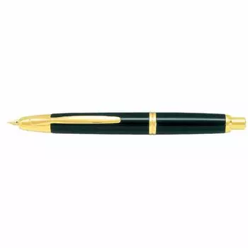 Перьевая ручка Pilot без колпачка, черная, жирная, FC-15SR-BB чёрный