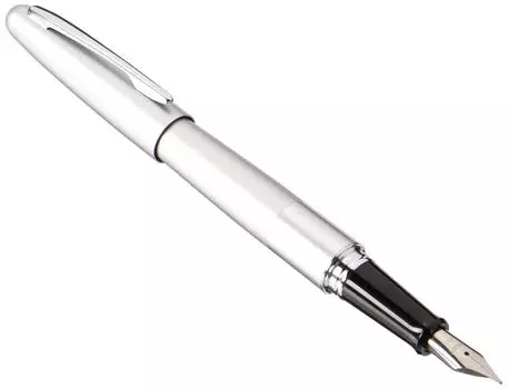 Перьевая ручка Pilot Cocoon, серебристая, средний кончик FCO-3SR-SM