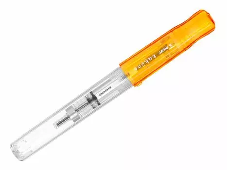 Перьевая ручка PILOT Kakuno Limited, прозрачная, оранжевая, F (хорошо)