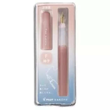 Перьевая ручка PILOT Kakuno slumber color series fine (розовый, Ф)
