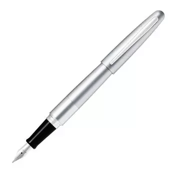 Перьевая ручка PILOT Mannenhitsu Cocoon SM Silver FCO3SRSM серебряный