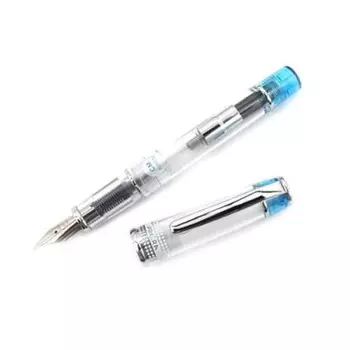 Перьевая ручка Pilot Prera Colorful Calligraphy прозрачная светло-голубая FPRN350R-TLBCM