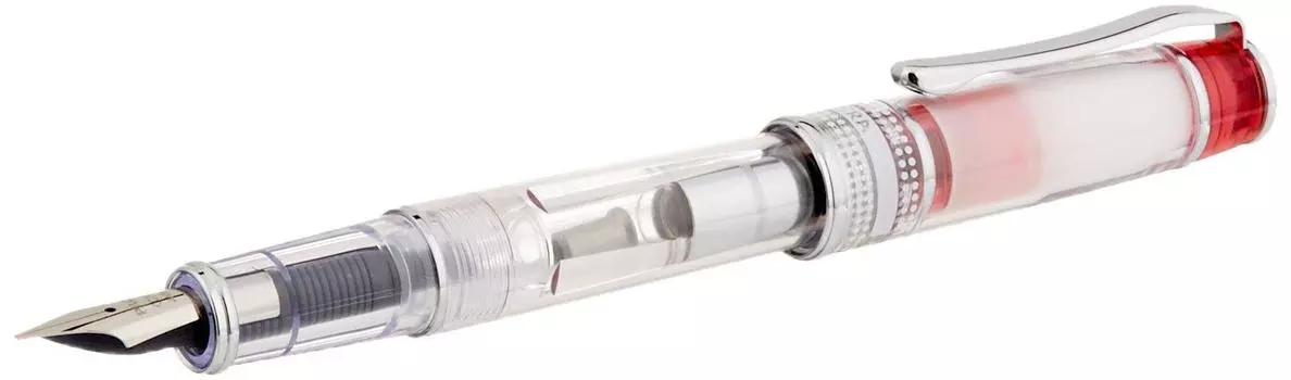 Перьевая ручка Pilot Prera Colorful Calligraphy прозрачно-красная FPRN350R-TRCM красный