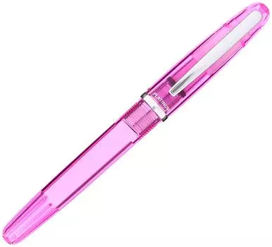 Перьевая ручка платинового цвета Balance Crystal Rose Fine Point PGB-3000A#74-2