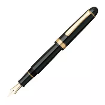 Перьевая ручка Platinum Pen Pen Century Black в черном цвете Fine Soft #3776 PNB-15000#1-0