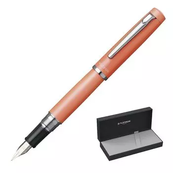 Перьевая ручка Platinum Перьевая ручка Procion Persimmon Orange Medium Point #25 PNS-5000 25-3