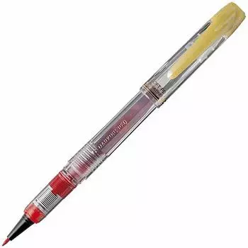 Перьевая ручка Platinum Soft Pen Scoring Pen Skeleton Shaft Red Limited Edition Set of 2 (прозрачный)