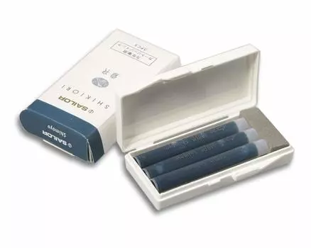 Перьевая ручка Sailor Перьевая ручка Картридж с чернилами Shikiori Shimoyo (3 куска)