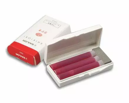 Перьевая ручка Sailor Перьевая ручка Картридж с чернилами Shikiori Irori (3 куска) (Ирори)