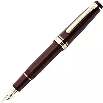 Перьевая ручка Sailor Professional Gear Slim Mini Gold Marun GT 14K Fine Point F 11-1303-232 Двойного назначения