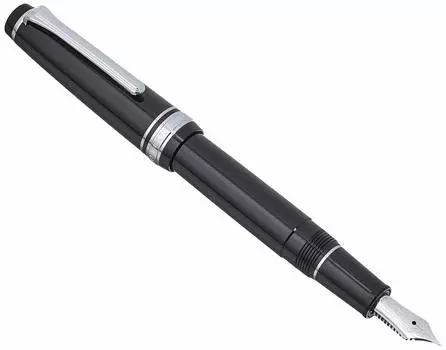 Перьевая ручка Sailor Professional Gear Slim Silver Black Extra Fine ef 11-1222-120 (дополнительный штраф)