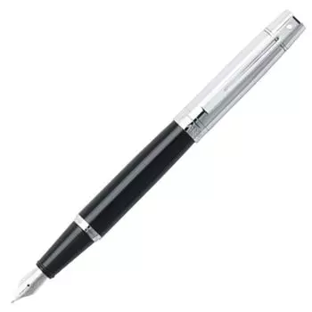 Перьевая ручка SHEAFFER M Medium Point 300 Black Chrome N0931450 Подлинный импортный продукт и