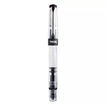 Перьевая ручка TWSBI Diamond 580 ALR черного цвета с ингаляционным типом DIAMOND Fine Point F TW100772
