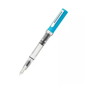 Перьевая ручка TWSBI Eco Cerulean CT ингаляционного типа с тонким кончиком EF TWC11016