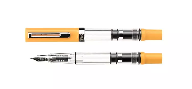 Перьевая ручка TWSBI Saffron CT Inhalation Type Fine Point F TWC10032 Eco-T