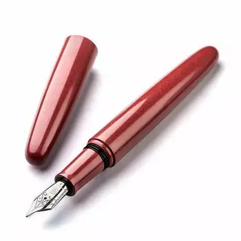 Перьевая ручка WANCHER Dream Перьевая ручка DREAM PEN Makoto Ebonite Sand Red в форме сигары (B Жирный) красный