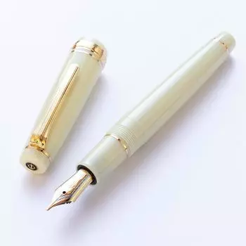 Перьевая ручка WANCHER Limited SAILOR Original Professional Gear Ivory 21K Перьевая ручка специального выпуска [Продукт Wancher] (F Хорошо)