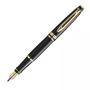 Перьевая ручка WATERMAN F Fine Point Expert Essential Black GT S2243112 Обычный импортный продукт чёрный
