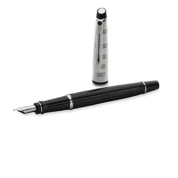 Перьевая ручка Waterman F Fine Point Expert Deluxe Black CT S2243172 Обычный импортный продукт чёрный