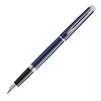 Перьевая ручка WATERMAN Metropolitan Essential Blue CT Fine Point в подарочной коробке, подарочная, класса люкс, обычная, импортная, 2214315