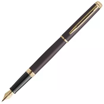 Перьевая ручка WATERMAN Metropolitan Essential Lava Black GT Fine Point Подарочная коробка Подарочный люкс Официальный Регулярный Импортный Продукт 2217933