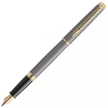 Перьевая ручка WATERMAN Metropolitan Essential Stone Gray GT Fine Point Подарочная коробка Подарочный люкс Официальный Регулярный Импорт 2217935