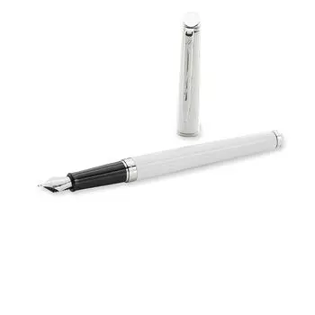 Перьевая ручка WATERMAN Official M Medium Point Metropolitan Deluxe White CT S2258173 Обычный импортный продукт двойного назначения белый