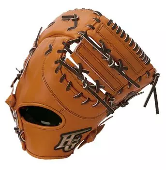 Перчатка для софтбола High Gold General Kigoku SR Orange x D Brown для питчера первой базы LH HI-GOLD OKG-310F для правой руки
