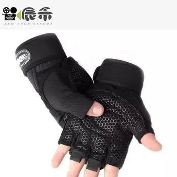 Перчатки без пальцев Фонарь из серии Киносъемочная группа , весенне-летние Black(A pair of gloves) XL