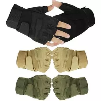 Перчатки Blackhawk Tactical с полупальцами для мужчин, для верховой езды, боевых действий, для сил специального назначения, аксессуары для активного отдыха M/Black